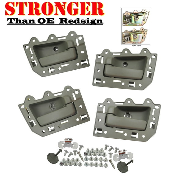 CF Advance For 05-11 Jeep Grand Cherokee Set 4PCS Inside Door Handle Khaki Bolt 2005 2006 2007 2008 2009 2010 2011