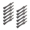 thumbnail image 1 of 50 tees de golf grises de doble plataforma con forma de castillo, accesorio para palos de golf, 70 mm, 1 of 4