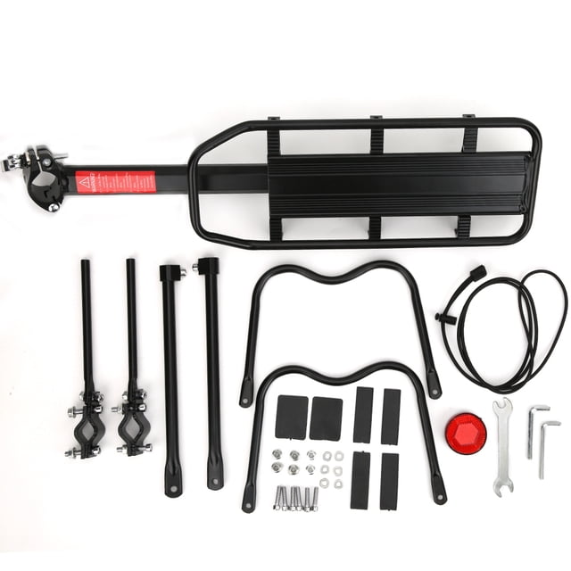 Bike Rear Shelf,Bicycle Rear Rack Shelf Bike Carrier Bracket Bike Rear Rack Remarkable Clarity
