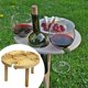 thumbnail image 2 of Mesa De Picnic Plegable Al Aire Libre De Madera Mini Mesa Portátil Para Fiesta 24x15cm Sunnimix Escritorio plegable al aire libre, 2 of 7
