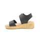 thumbnail image 2 of Sandalia Tacon Ancho Correa Con Broche Playa Moda Casual negro 25, 2 of 7