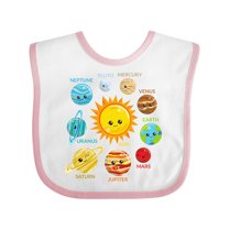 Inktastic Cute Planets, Solar System, Space, Cosmos, Galaxy Boys or Girls Baby Bib