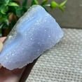 thumbnail image 4 of K-KED 50-80g Natural Blue Chalcedony Agate Raw Stone Quartz Healing Mineral Specimens, 4 of 9