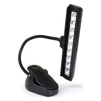 HEMOTON Clip Lamp for Desk Battery Operated Table Lamps Student Black