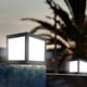 thumbnail image 3 of Luz solar Cuadrada blanca para Decoración Exterior de jardín de Poste de valla perfecl, 3 of 8