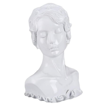 Resin Necklace Peant Bust Holding Holder Holder for Women Shows, Personnel, Domestic Organization - white