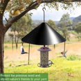 thumbnail image 4 of 18in Loose Rat Guard For Bird Feeder Pole,outer Pole Mount Plug Bird Feeder Protective Cover,for Outdoor Shepherd's Hook, 4 of 5