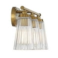 thumbnail image 5 of Chantilly 3-Light Bathroom Vanity Light in Warm Brass, 5 of 6