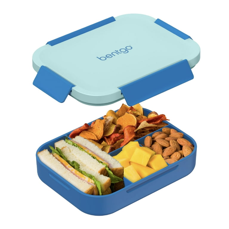 Bentgo Kids Snap & Go Leak-Proof Lunch Box - Blue - Walmart.com
