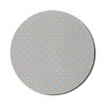 thumbnail image 1 of Moroccan Mouse Pad for Computers, Pastel Tones Repeating Floral Inspired Traditional Joyful Pattern, Round Non-Slip Thick Rubber Modern Gaming Mousepad, 8" Round, Multicolor, by Ambesonne, 1 of 2