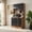 Brown, variant on Demi Bonn Kitchen Storage Cabinet, Buffet Sideboard, 71ch Kitchen Pantry with 3 Storage Cabinet and 3 Deep Drawers, for Dining Room, Kitchen, Living Room, Beige