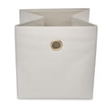 thumbnail image 6 of Mainstays Collapsible Fabric Cube Storage Bins, Vanilla Dream, 4 Pack, 10.5 in x 10.5 in, 6 of 9