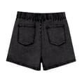 thumbnail image 5 of DHFJKG Womens Denim High Waist Skirts With Built In Shorts Asymmetrical Wrap Stretch Casual Mini Skorts Trendy Skirt, 5 of 5