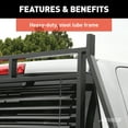 thumbnail image 3 of ARIES 111002 Classic Heavy-Duty Black Steel Truck Headache Rack Cab Protector, Select Ford F-150 Fits select: 2015-2017 FORD F150, 2019 FORD F150 SUPERCREW, 3 of 5