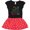 Black & Red with Polka Dots, variant on Inktastic Meme and Pepaw Love Me Girls Toddler Dress