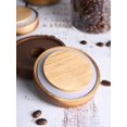 thumbnail image 5 of Glass Storage Containers Set of 6, 28 Ounce Airtight Food Storage Containers with Bamboo lids, Clear Glass Jars for Pantry, kitchen, Flour, Sugar, Tea, Coffee, Snack, Cookies, Spice and Herbs, 5 of 7