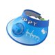 thumbnail image 2 of Sombrero con ventilador de refrigeración, ala ancha, gorra de playa, accesorios portátiles Letras azules, 2 of 9
