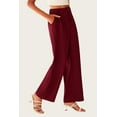 thumbnail image 3 of PRETTYGARDEN Women's Wide Leg Suit Pants Loose Fit High Elastic Waisted Business Casual Long Trousers Pant, 3 of 6
