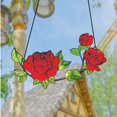 thumbnail image 4 of TIELUTT Flower Shaped Wall Hanging Indoor Home Decorative Rope for Hanging Christmas Door Hanging Decorations Small Stained Glass Window Hangings Small Christmas Lighted Hanging Christmas, 4 of 5