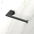 thumbnail image 2 of Gatco 4713MX Bleu Euro Toilet Paper Holder, Matte Black, 2 of 4