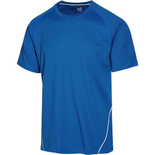 Camiseta básica de rendimiento de ideología para hombre, azul, extragrande