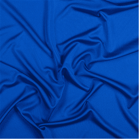 Royal Blue Silk Knit, Fabric By the Yard