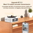 thumbnail image 4 of Altavoz Inalámbrico Portátil Portable Estilo de Registro CD Vintage Estilo Bt5.3 Altavoces de Tecnología Con dos Micrófonos Escena Estéreo Hifi Sound aux USB Flash Tarjeta, 4 of 7