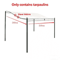 thumbnail image 2 of Scnor The Awning on Clearance- Waterproof Garden Patio Awning Canopy Shade Cloth Tent Cover, 2 of 6