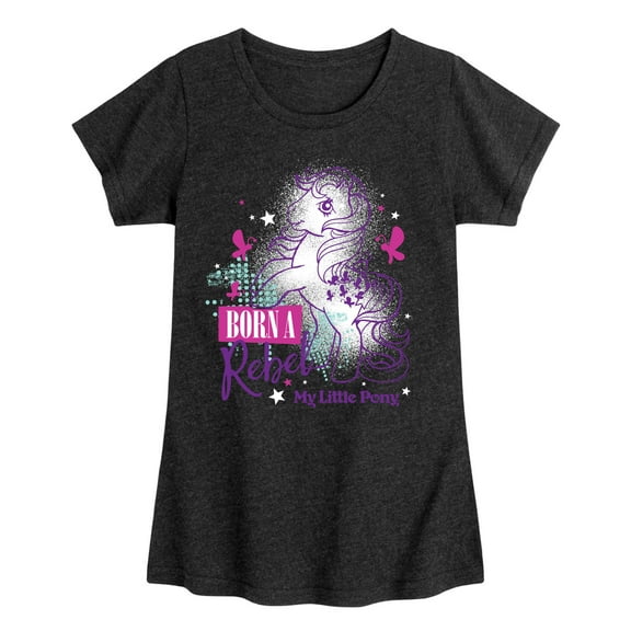 My Little Pony - Born A Rebel - Girls Fitted Short Sleeve Tee