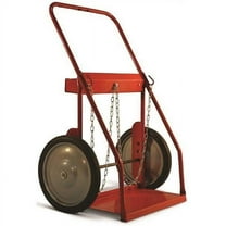 500 lbs Dual Cylinder Truck with 16 in. Semi Pneumatic Tire