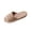 Khaki, variant on Unisex Couple Wavy Quilted Embossed Slides EVA Waterproof Non Slip Open Toe Breathable Indoor Outdoor Bathroom Summer Wear Slippers