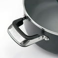 thumbnail image 3 of Alpine Cuisine 4 Quart Non-stick Stock Pot with Tempered Glass Lid and Carrying Handles, Multi-Purpose Cookware Aluminum Dutch Oven for Braising, Boiling, Stewing, 3 of 7