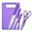 Five-piece Fruit Knife Set (purple), variant on 5pcs Knives Set, Stainless Steel Knife Set, Fruit Knife, Chef Knife, Boning Knife, Kitchen Scissors, Pp Cutting Board, Kitchenware Set, Kitchen Supplies, Kitchen Stuff