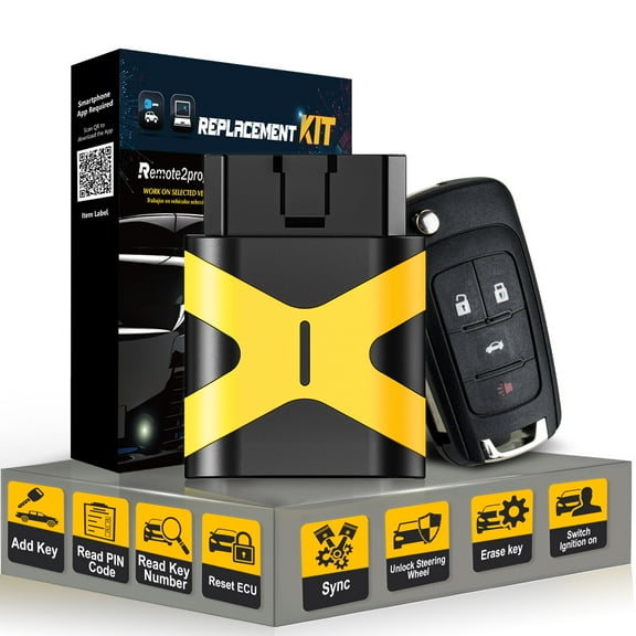 Self Programmable Car Key/Bluetooth/Paring with Smarthphone and Porgrammable Keyless Entry Replacement for GMC/Chevy/Buick with FCC: OHT01060512