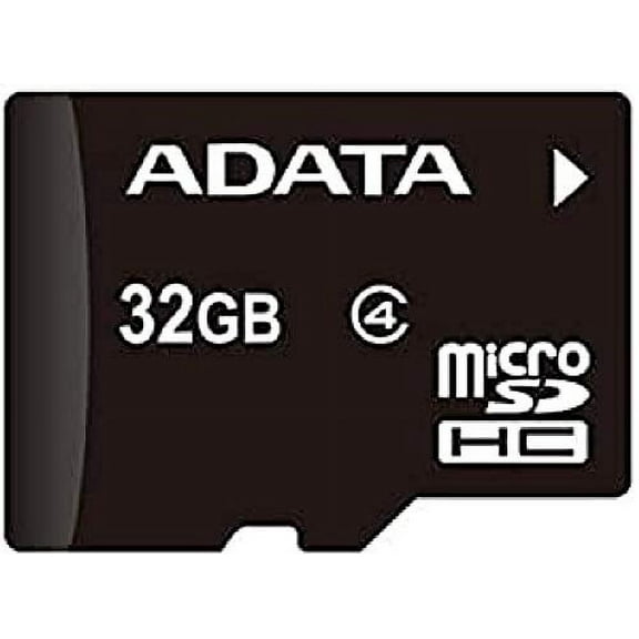 ADATA AUSDH32GCL4-RA1 MicroSDHC 32GB Class 4   SD Adapter, Black