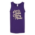 thumbnail image 2 of Wild Bobby, Y'all Need Jesus & Country Music, Pop Culture, Men Graphic Tank Top, Purple, Medium, 2 of 4