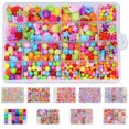 thumbnail image 2 of Snap Beads Set Creative Acrylic Developmental DIY Beads Toy DIY Jewelry Beads, 2 of 5