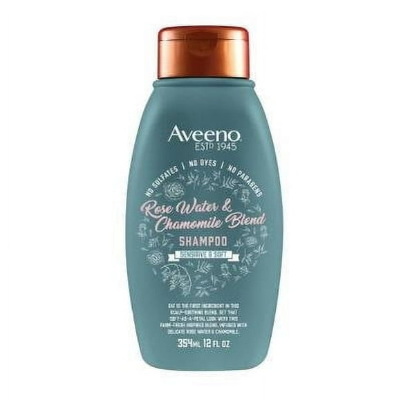 Shampoo Aveeno rose water & chamomile 354 ml
