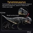 thumbnail image 4 of Nuevo modelo de dinosaurio jurásico T-rex Mosasaurus Velociraptor, figuras de acción, decoración de animales, decoración coleccionable, regalo de Halloween, juguete para niños, 4 of 5