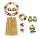 thumbnail image 4 of 8 Unidades con Collar Diadema Pinza para el Cabello Color paja 80cm Zulema Falda Hula Hawaiana, 4 of 6