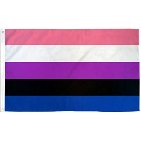 3x5 Gender Fluid Flag Gender Identity LGBT Pride Outdoor Banner Polyester New