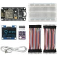 thumbnail image 1 of KeeYees WiFi ESP8266 Weather Station Kit for IoT with Tutorial, GY-BME280 Temperature Humidity Atmospheric Pressure, 1 of 6