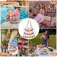 thumbnail image 3 of SUOSDEY Summer Beach Tote Bag for Women with Heart Knit,Hollow Crochet Shoulder Bag Aesthetic Boho Hobo Bag, 3 of 8