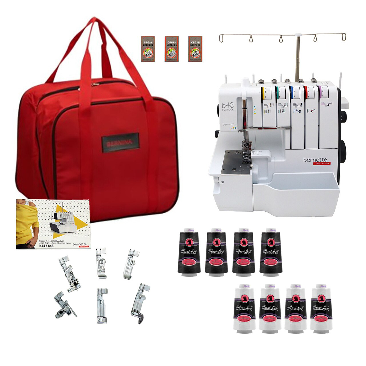 b48 Funlock Coverstitch Serger with Exclusive Bonus Bundle