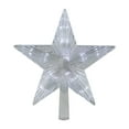 thumbnail image 5 of Northlight 8.5" LED Lighted Clear 5 Point Star Christmas Tree Topper, White Lights, 5 of 5