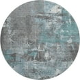 thumbnail image 2 of Addison Rugs Mayfield Premium Machine Washable Transitional Abstract Teal Round Rug, 8' x 8', 2 of 6