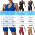 thumbnail image 6 of Fancifize One Piece Jumpsuit for Women Workout Capri Catsuit Yoga Halter Backless Sleeveless Rompers, 6 of 6