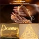 thumbnail image 2 of Guirnalda de luces YZhouD a pilas (2 unidades, 5 m, 50 LED, alambre de cobre plateado, luces brillantes para Halloween, Navidad, dormitorio, interior, exterior, boda, dormitorio, decoración (blanco, 2 of 8