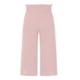 thumbnail image 3 of Women Ruffled Wide-leg Pants  Summer Casual Loose High Waist Solid Color Trousers, 3 of 4