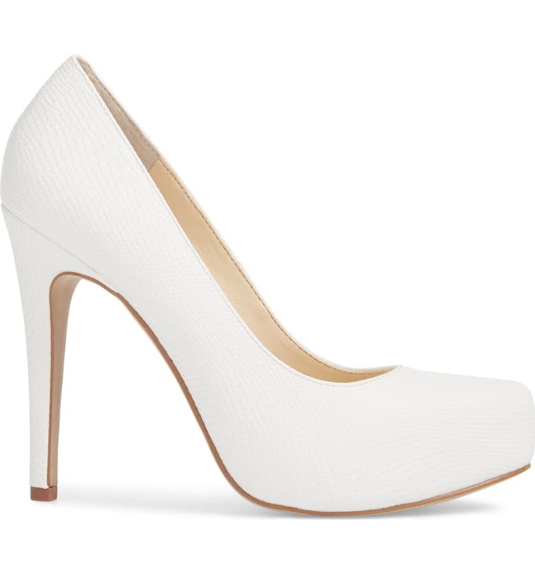 jessica simpson white heels